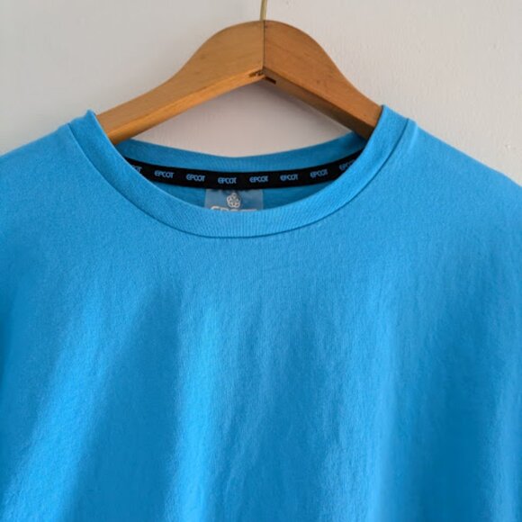 Disney Epcot Center Blue Crop Top Size M - Picture 5 of 8